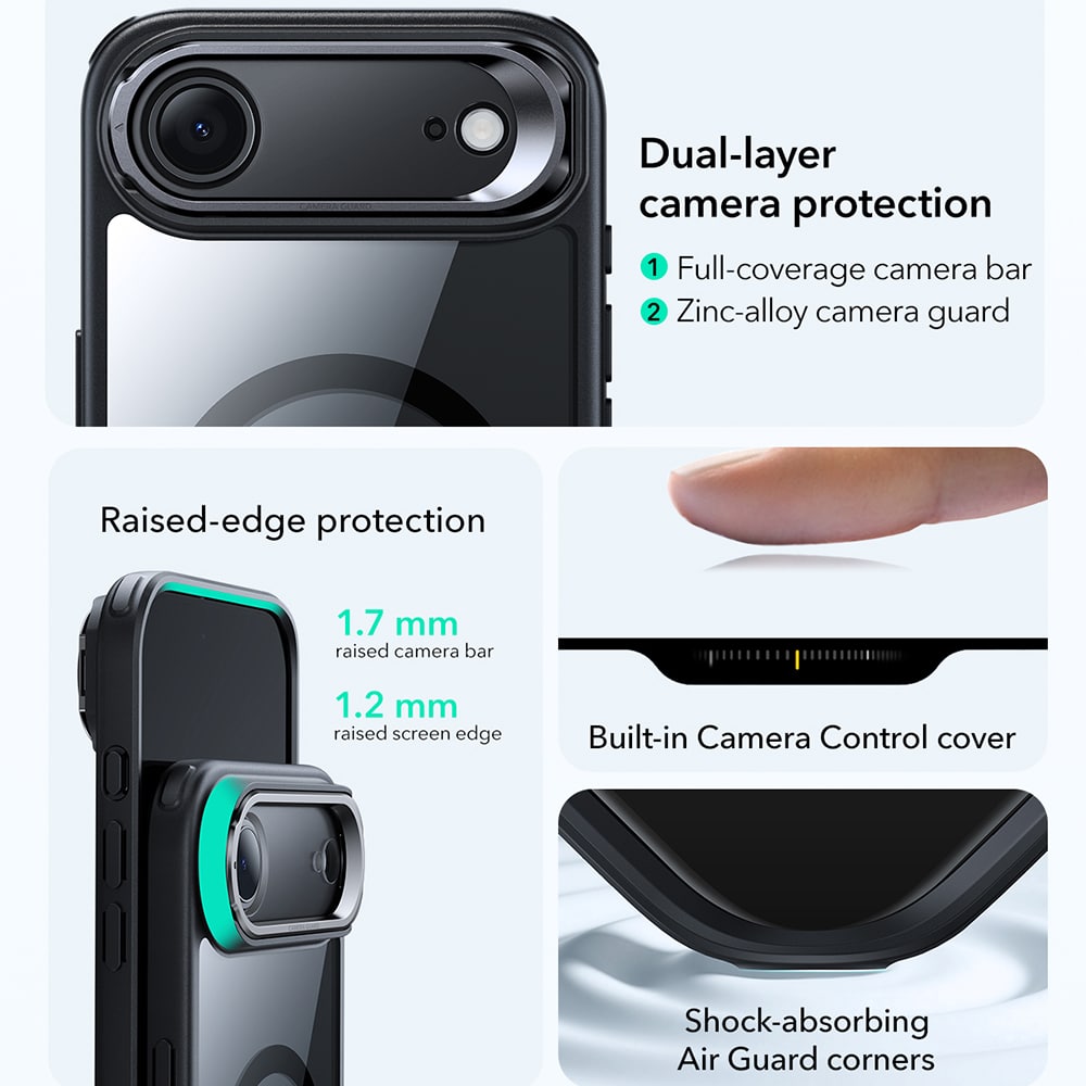 ESR Classic Hybrid HaloLock - θήκη για Apple iPhone 17 - Διάφανο - Image 7