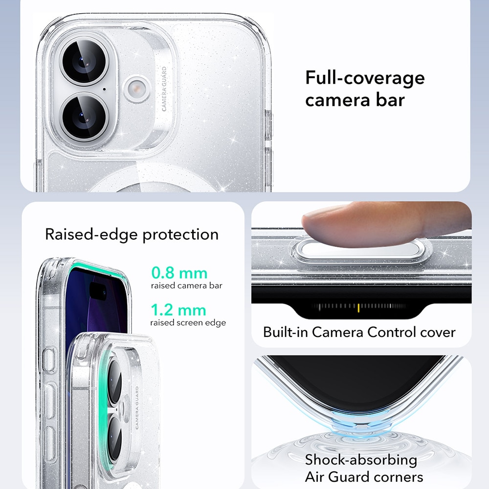 ESR Classic Hybrid HaloLock - θήκη για Apple iPhone 17 - Διάφανο - Image 5