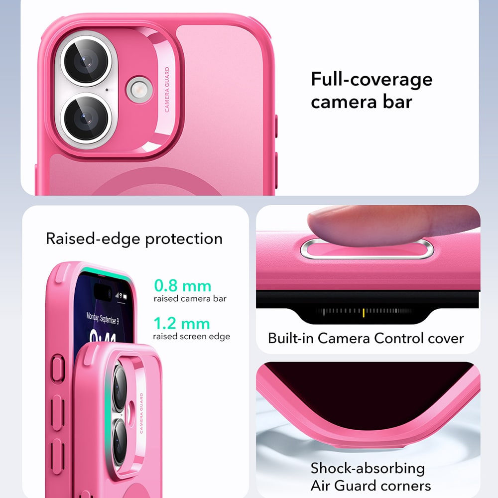ESR Classic Hybrid HaloLock - θήκη για Apple iPhone 17 - Ροζ - Image 3