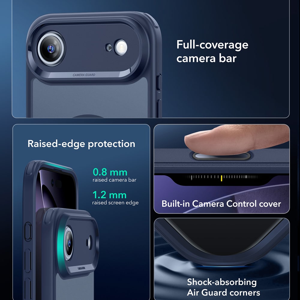 ESR Classic Hybrid HaloLock - θήκη για Apple iPhone 17 - Μπλε - Image 4