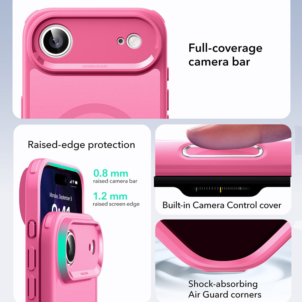 ESR Classic Hybrid HaloLock - θήκη για Apple iPhone 17 Air - Ροζ - Image 2