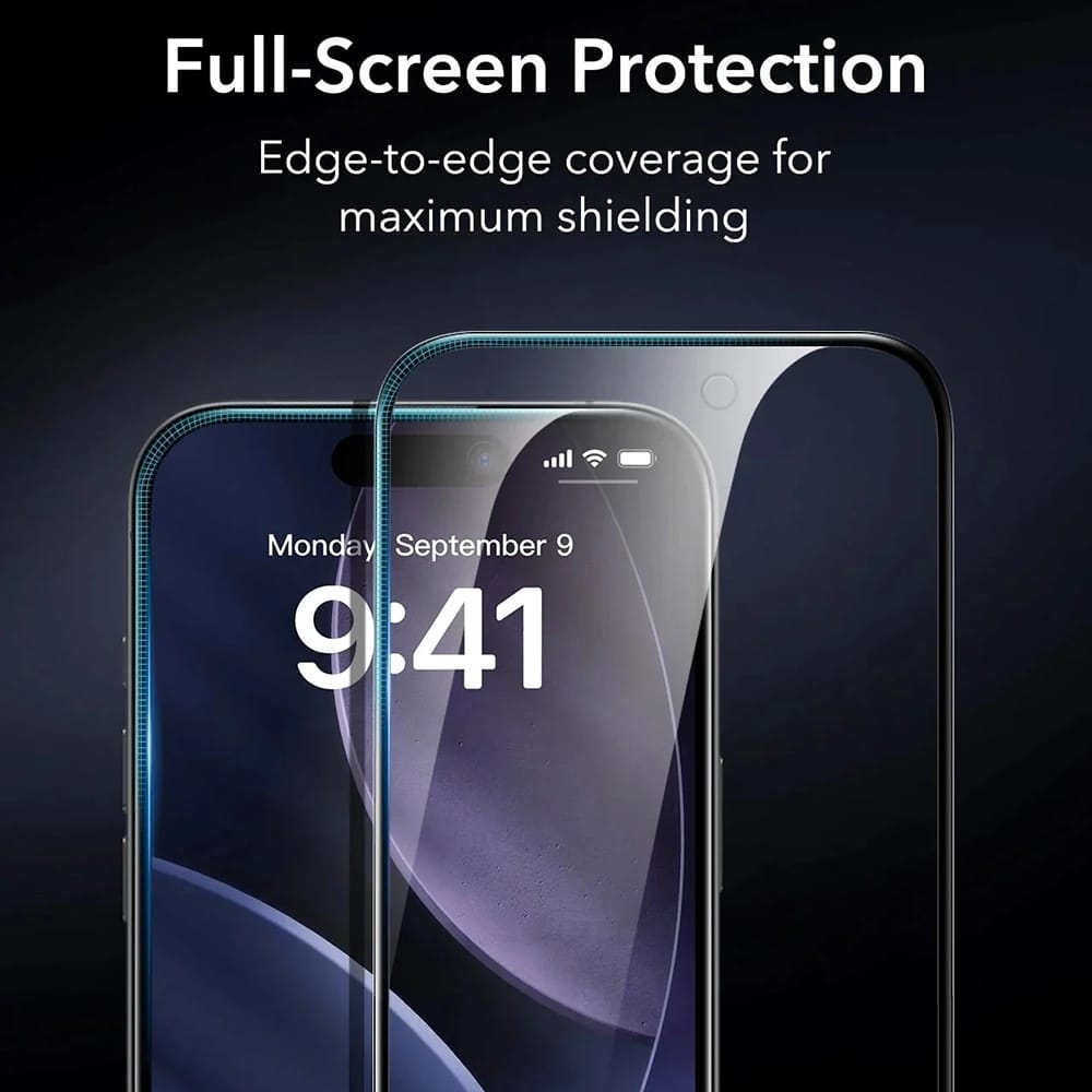 ESR - Privacy Armorite Screen Protector Ultrafit (3 Pack) - iPhone 17 - Black - Image 3