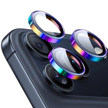 ESR - Armorite Camera Lens Protectors - iPhone 14 Pro/pro Max/15 Pro/pro Max/16 Pro/16 Pro Max/17 Pro/17 Pro Max - Chromatic