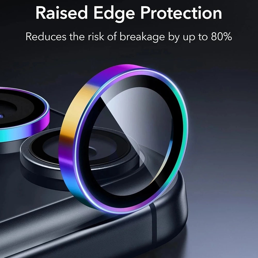 ESR - Armorite Camera Lens Protectors - iPhone 14 Pro/pro Max/15 Pro/pro Max/16 Pro/16 Pro Max/17 Pro/17 Pro Max - Chromatic - Image 2