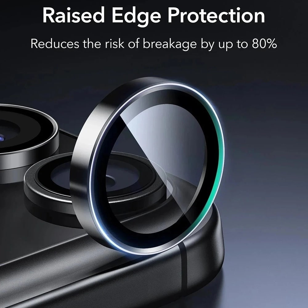 ESR - Armorite Camera Lens Protectors (2 Pack) - iPhone 14 Pro/pro Max/15 Pro/pro Max/16 Pro/pro Max/17 Pro/pro Max - Black - Image 2