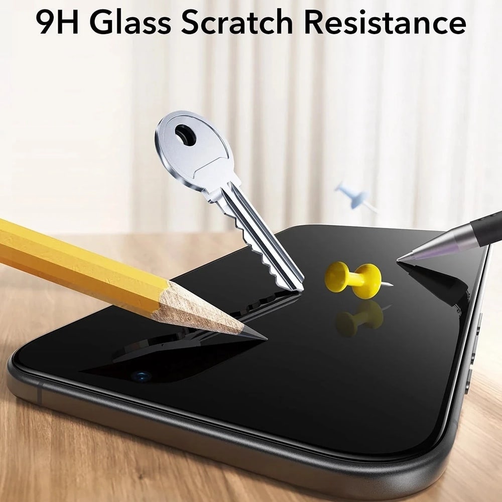 ESR - Privacy Tempered Glass Ultrafit (3 Pack) - iPhone 17 Pro - Black - Image 7
