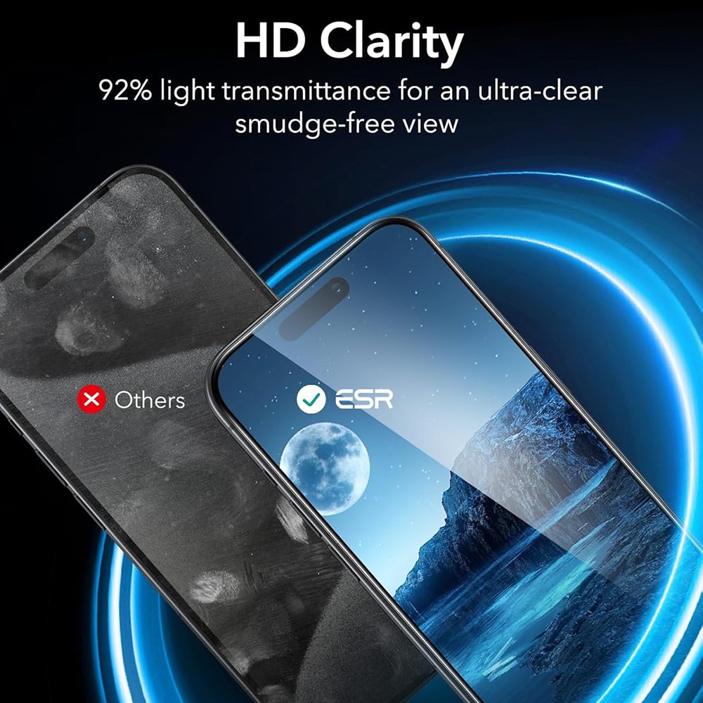ESR - Privacy Tempered Glass (3 Pack) - iPhone 17 Pro - Black - Image 6