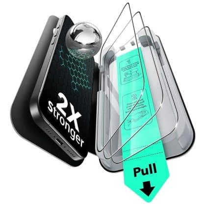 ESR - Tempered Glass Ultrafit (3 Pack) - iPhone 17 Air - Clear