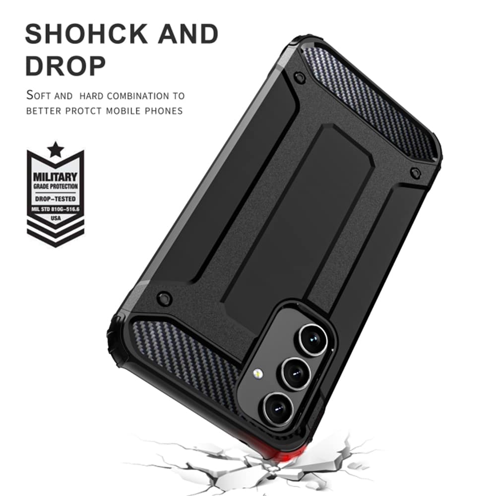 Techsuit Hybrid Armor - θήκη για Samsung Galaxy A54 - Μαύρο - Image 4