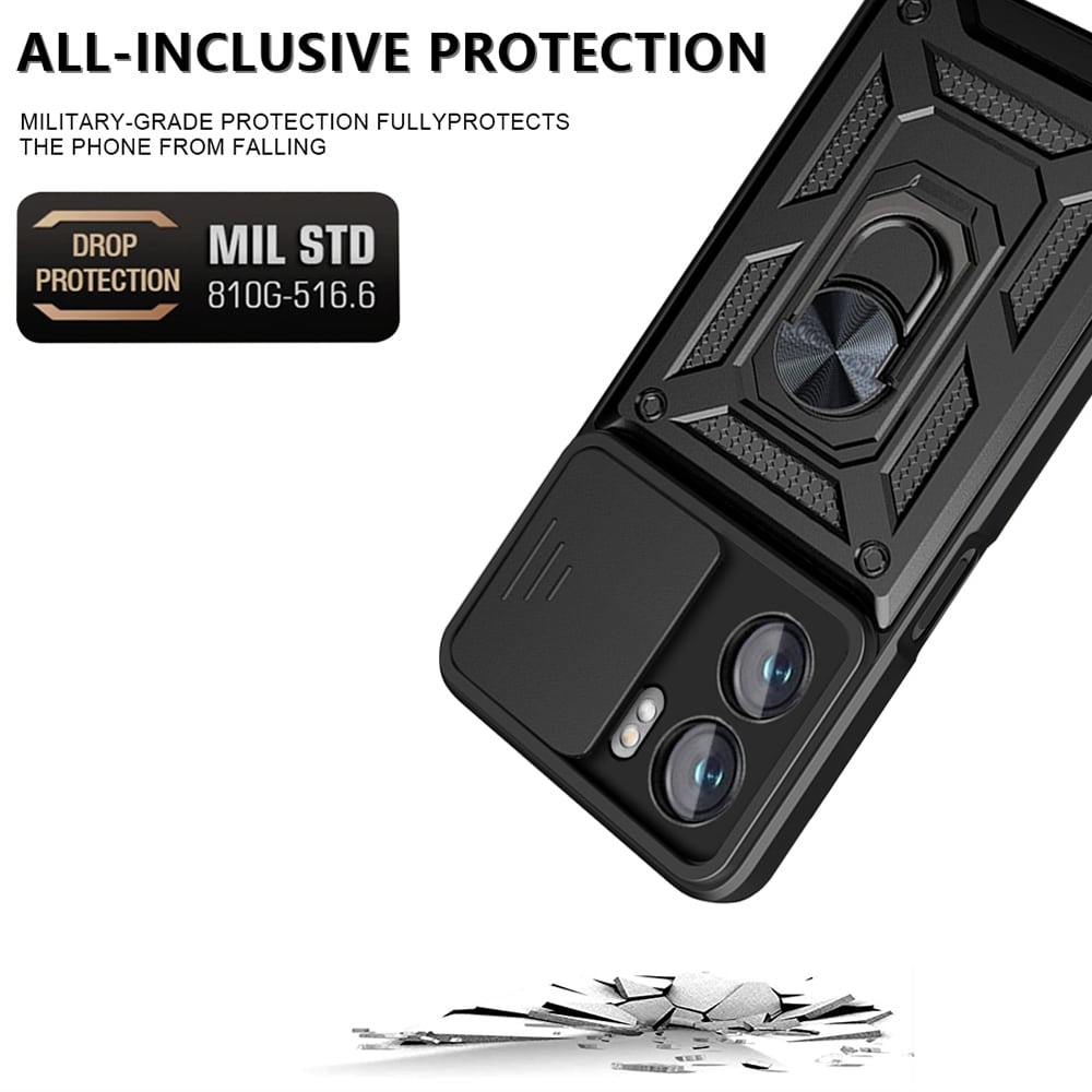 Techsuit CamShield Series - θήκη για Oppo A57 4G / Oneplus Nord N20 SE - Μαύρο - Image 5