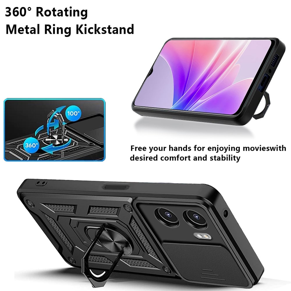 Techsuit CamShield Series - θήκη για Oppo A57 4G / Oneplus Nord N20 SE - Μαύρο - Image 3