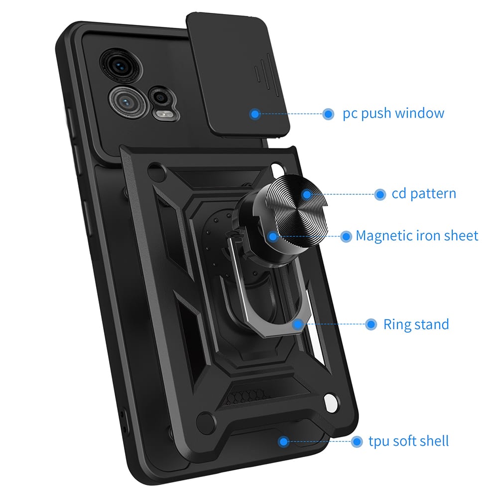 Techsuit CamShield Series - θήκη για Motorola Moto G72 - Μαύρο - Image 5
