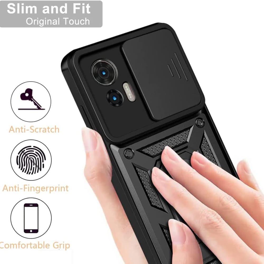 Techsuit CamShield Series - θήκη για Motorola Edge 30 Neo - Μαύρο - Image 3