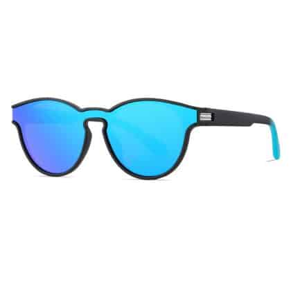 Techsuit - Polarized Γυαλιά Ηλίου TR90 (TR7545) - Προστασία UV - Ματ Μαύρο / Μπλε Πράσινο One Size