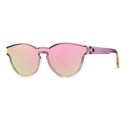 Techsuit - Polarized Γυαλιά Ηλίου TR90 (TR7545) - Προστασία UV - Μωβ / Κίτρινο / Ροζ One Size
