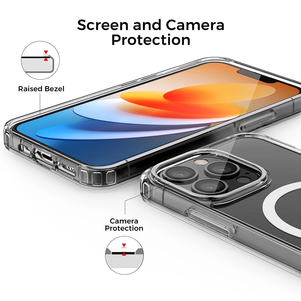 Techsuit MagSafe Pro - θήκη για Apple iPhone 13 - Διάφανο - Image 5