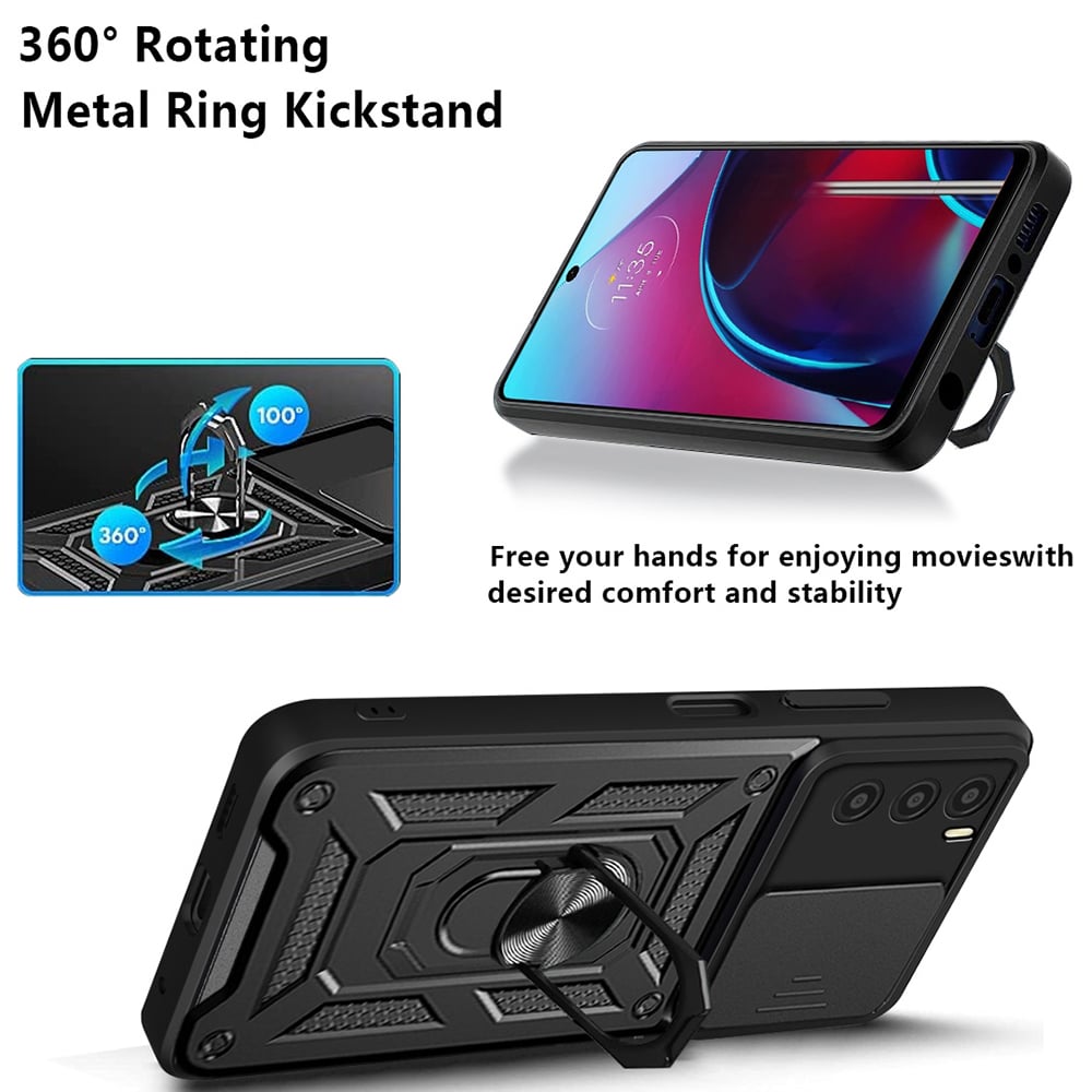 Techsuit CamShield Series - θήκη για Oppo A16 / A16s A54s - Μαύρο - Image 2
