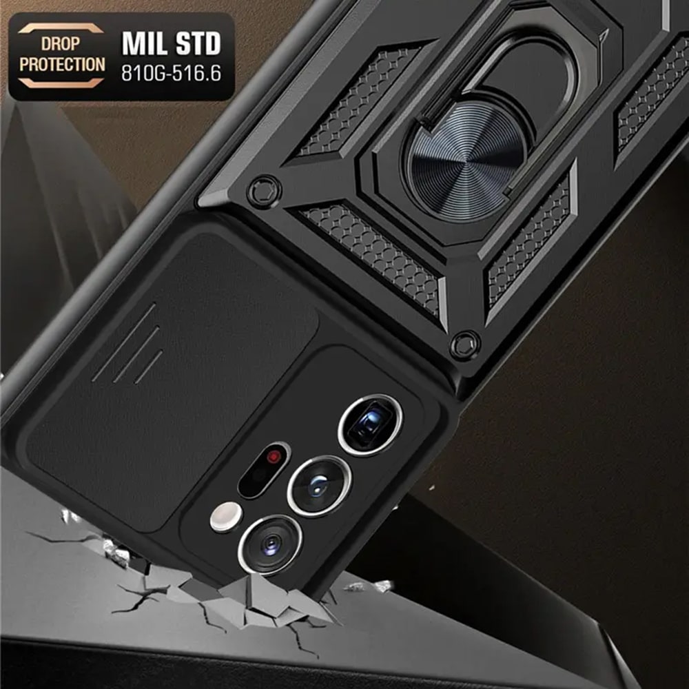 Techsuit CamShield Series - θήκη για Samsung Galaxy Note20 Ultra / 5G - Μαύρο - Image 3
