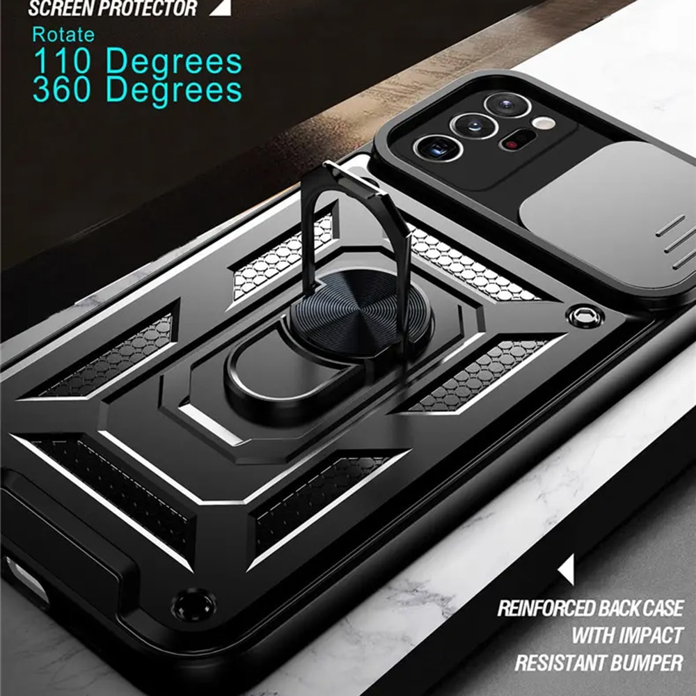 Techsuit CamShield Series - θήκη για Samsung Galaxy Note20 Ultra / 5G - Μαύρο - Image 2