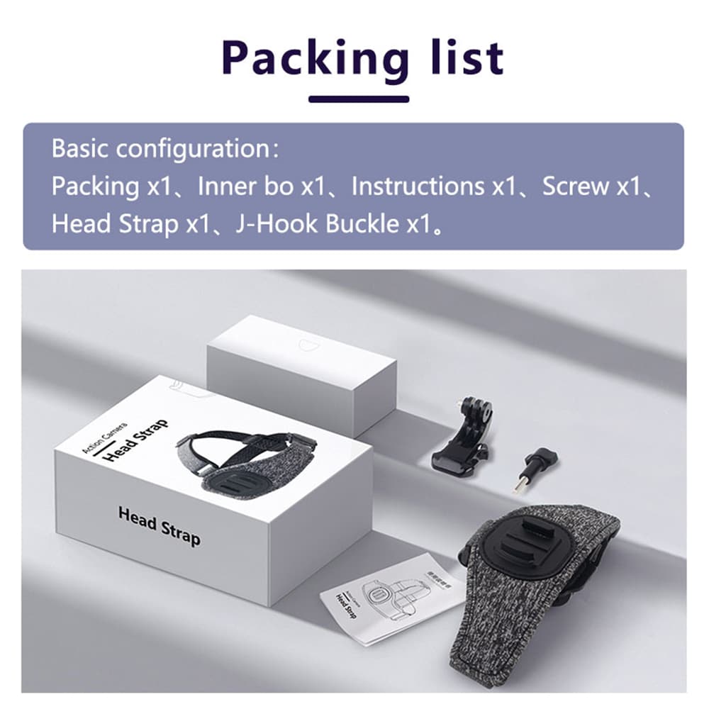 Techsuit - GoPro Holder (JX-003) - Headband with Magnetic Base - Gray - Image 6