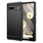 Techsuit Carbon Silicone - θήκη για Google Pixel 7a - Μαύρο