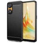 Techsuit Carbon Silicone - θήκη για Oppo Reno8 T - Μαύρο