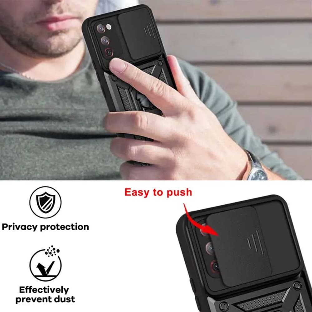Techsuit CamShield Series - θήκη για Samsung Galaxy S20 FE - Μαύρο - Image 6