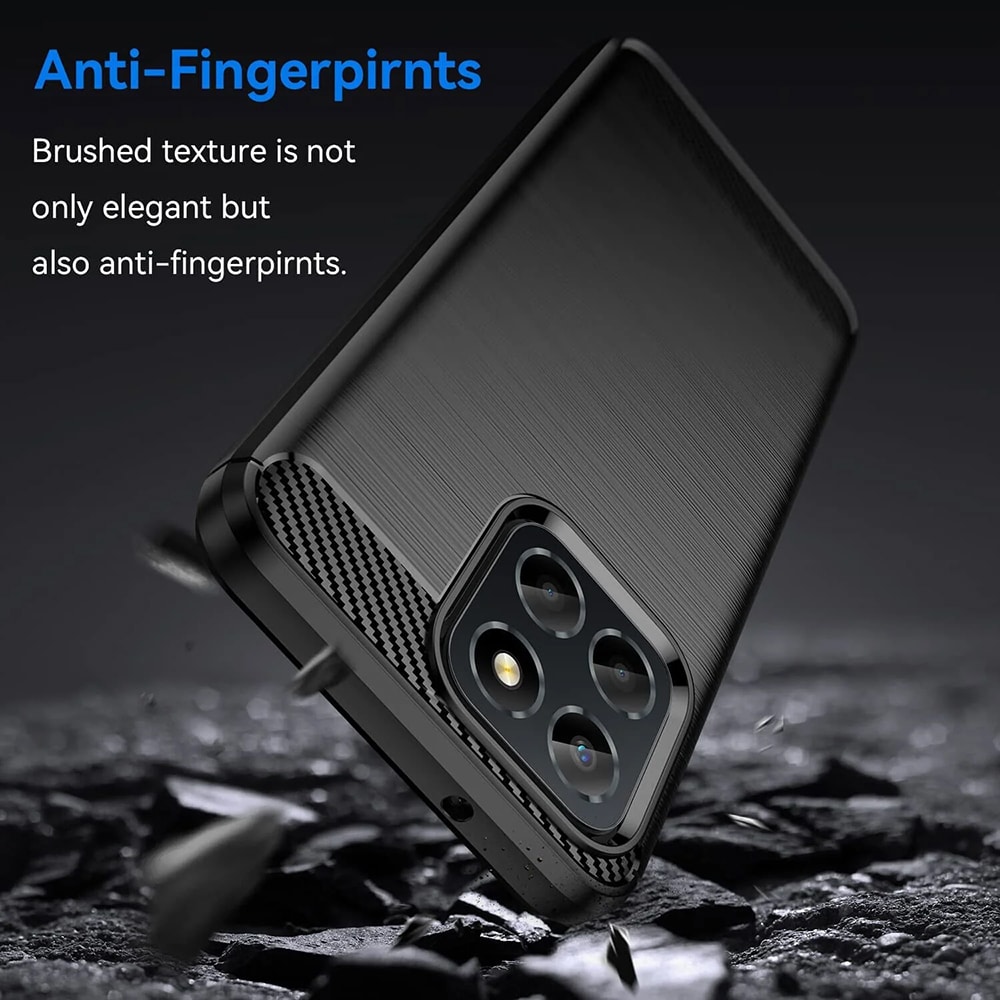 Techsuit Carbon Silicone - θήκη για Honor X6 - Μαύρο - Image 3
