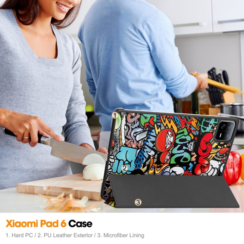 Techsuit FlipCraft - Xiaomi Pad 6 / Pro - Πολύχρωμο - Image 6