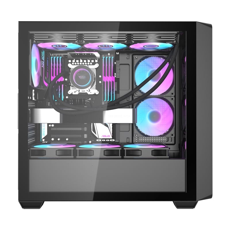 Darkflash Ds900wd Θήκη Υπολογιστή (μαύρο) + 4 Ανεμιστήρες - Image 5