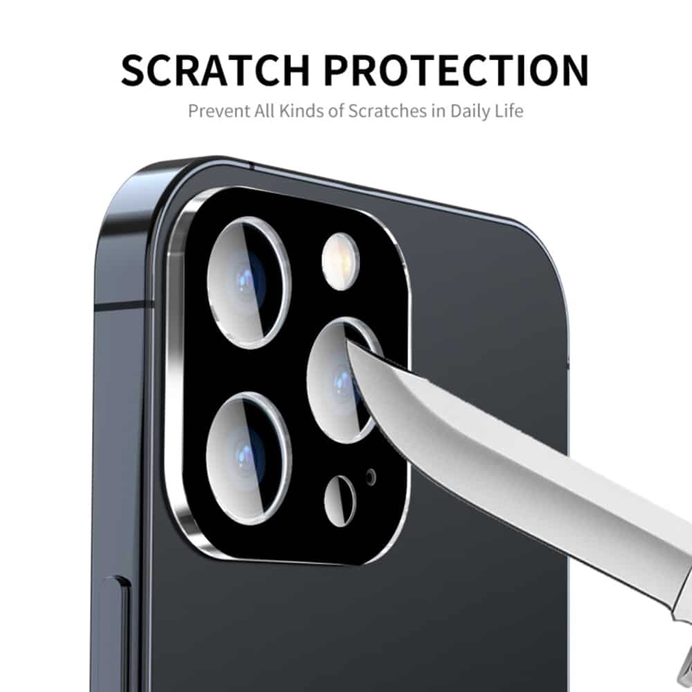 Techsuit - Πλήρες Γυαλί Κάμερας - iPhone 15 Pro / 15 Pro Max - Μαύρο - Image 4