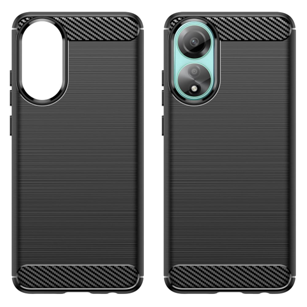 Techsuit Carbon Silicone - θήκη για Oppo A78 4G - Μαύρο - Image 2
