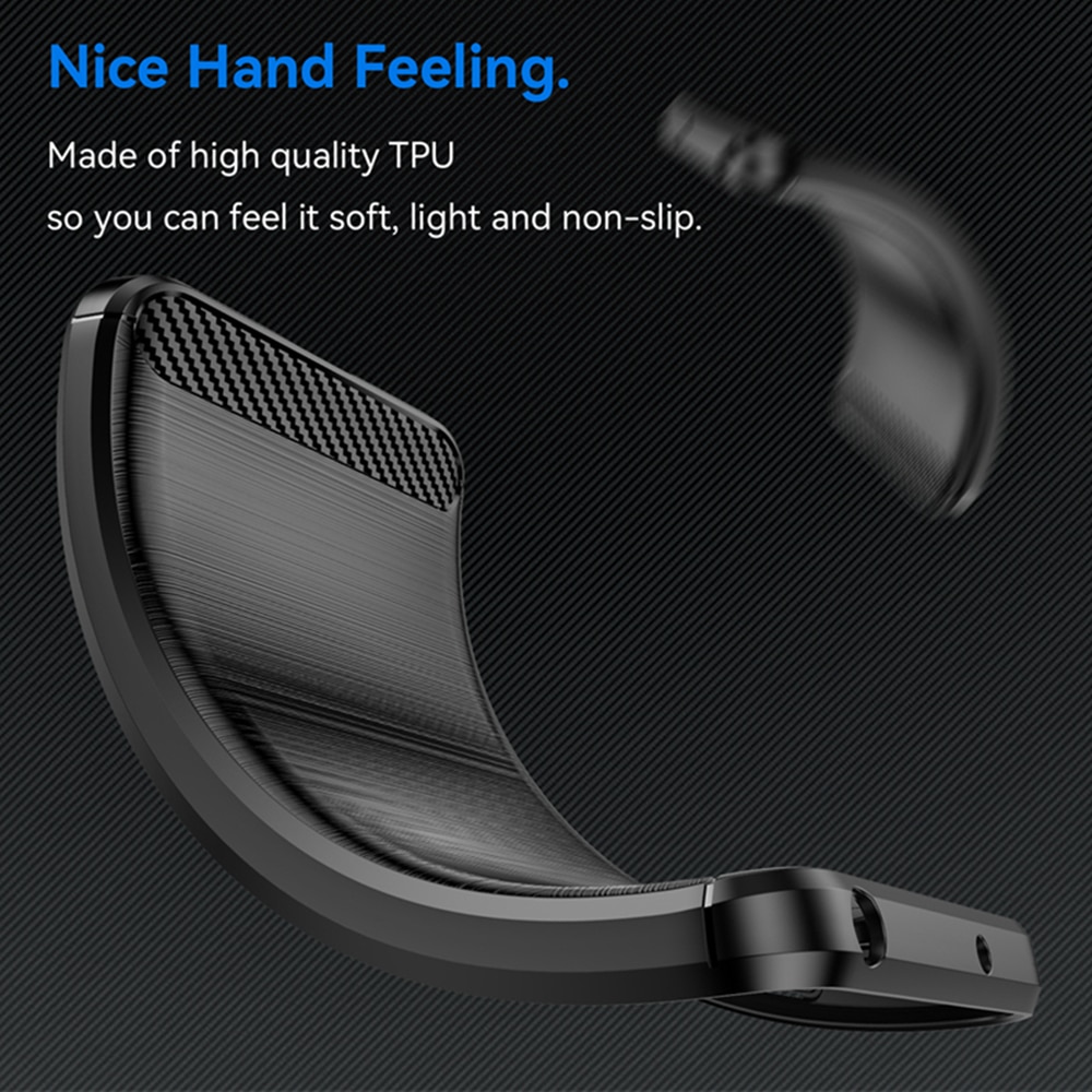 Techsuit Carbon Silicone - θήκη για Motorola Edge 40 Neo - Μαύρο - Image 5