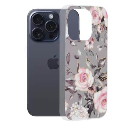 Techsuit Marble Series - θήκη για Apple iPhone 15 Pro - Πολύχρωμο