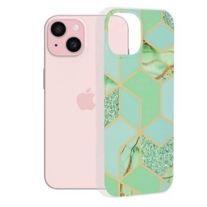 Techsuit Marble Series - θήκη για Apple iPhone 15 - Πολύχρωμο