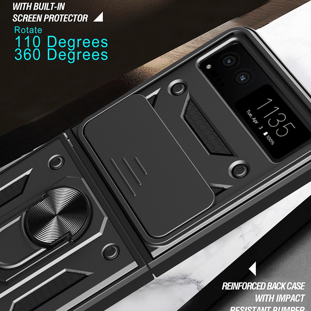 Techsuit CamShield Series - θήκη για Motorola Razr 40 - Μαύρο - Image 5