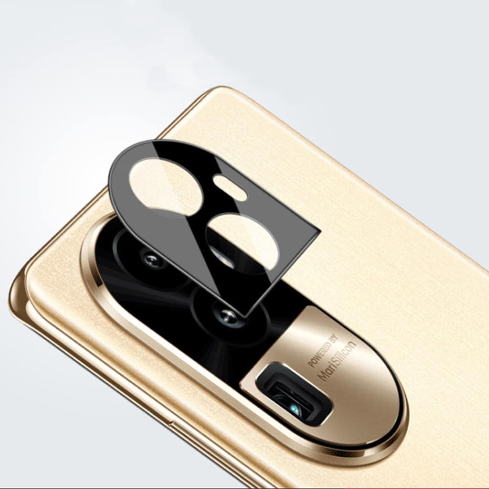 Techsuit - Full Camera Glass - Oppo Reno10 Pro+ - Black - Image 2