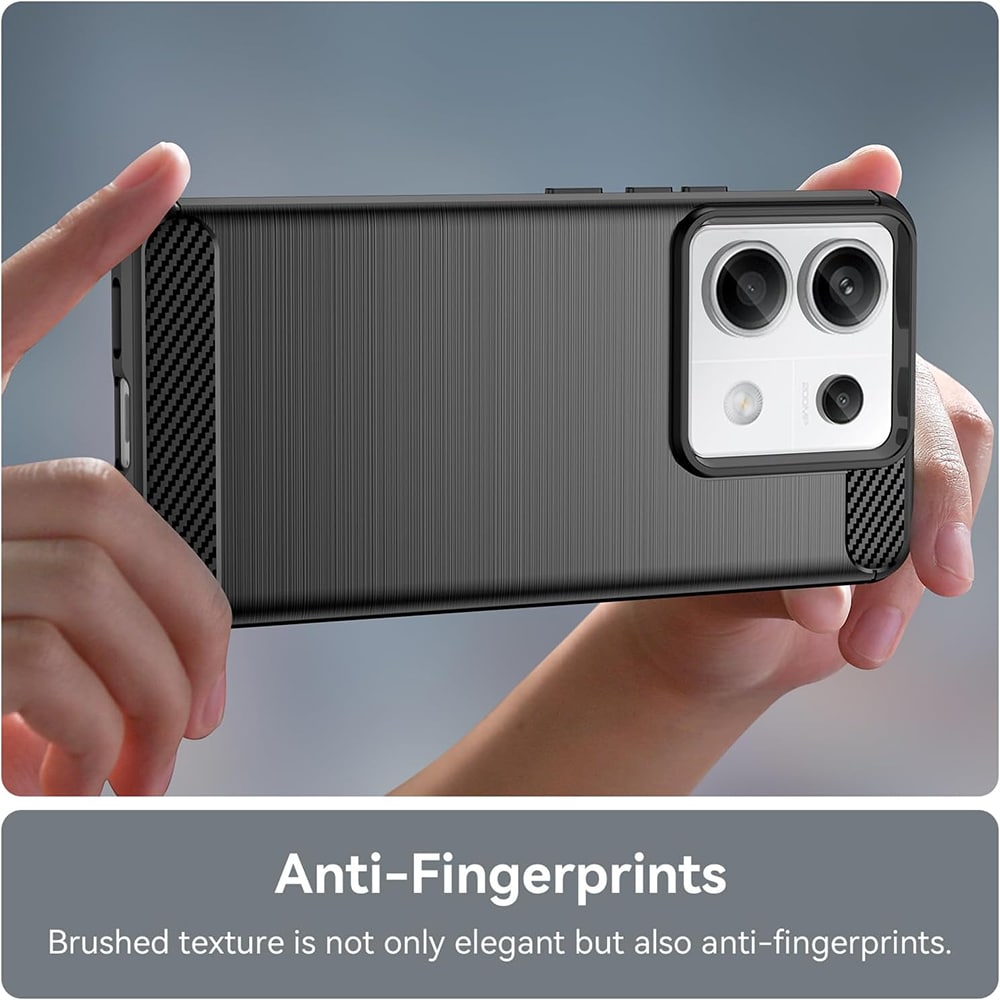 Techsuit Carbon Silicone - θήκη για Xiaomi Redmi Note 13 Pro / Poco X6 - Μαύρο - Image 5
