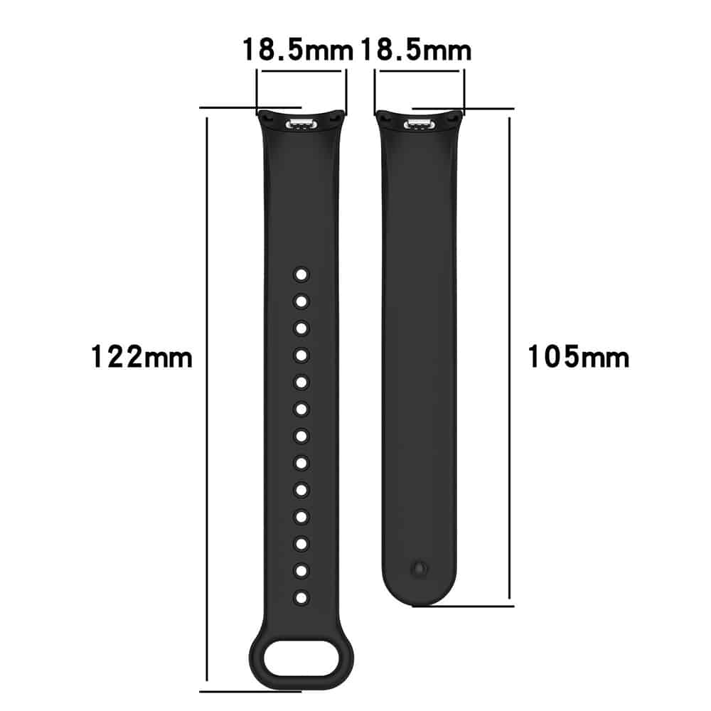 Techsuit - Watchband (W014) - Xiaomi Mi Band 8 / 8 NFC / 9 / 9 NFC - Spare Gray - Image 4