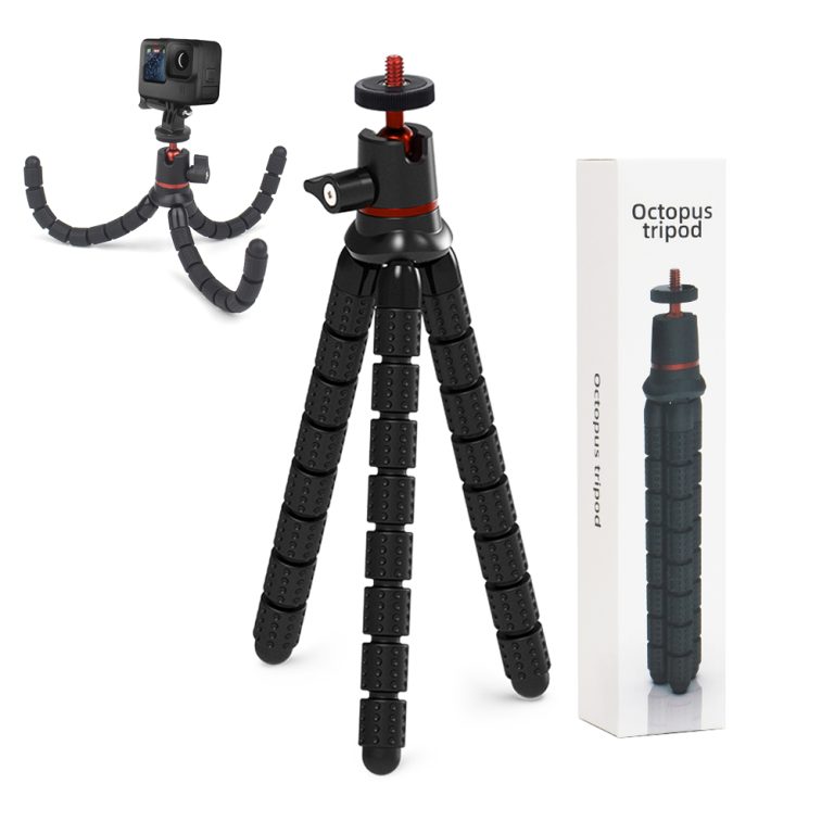 Ευλύγιστο τρίποδο Techsuit Octopus JX-004 για κινητό και action cam