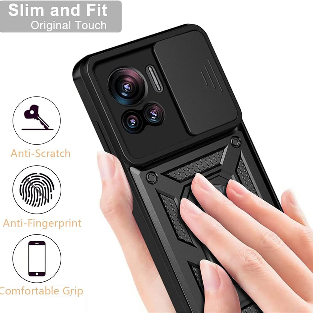 Techsuit CamShield Series - θήκη για Motorola Edge 30 Ultra - Μαύρο - Image 5