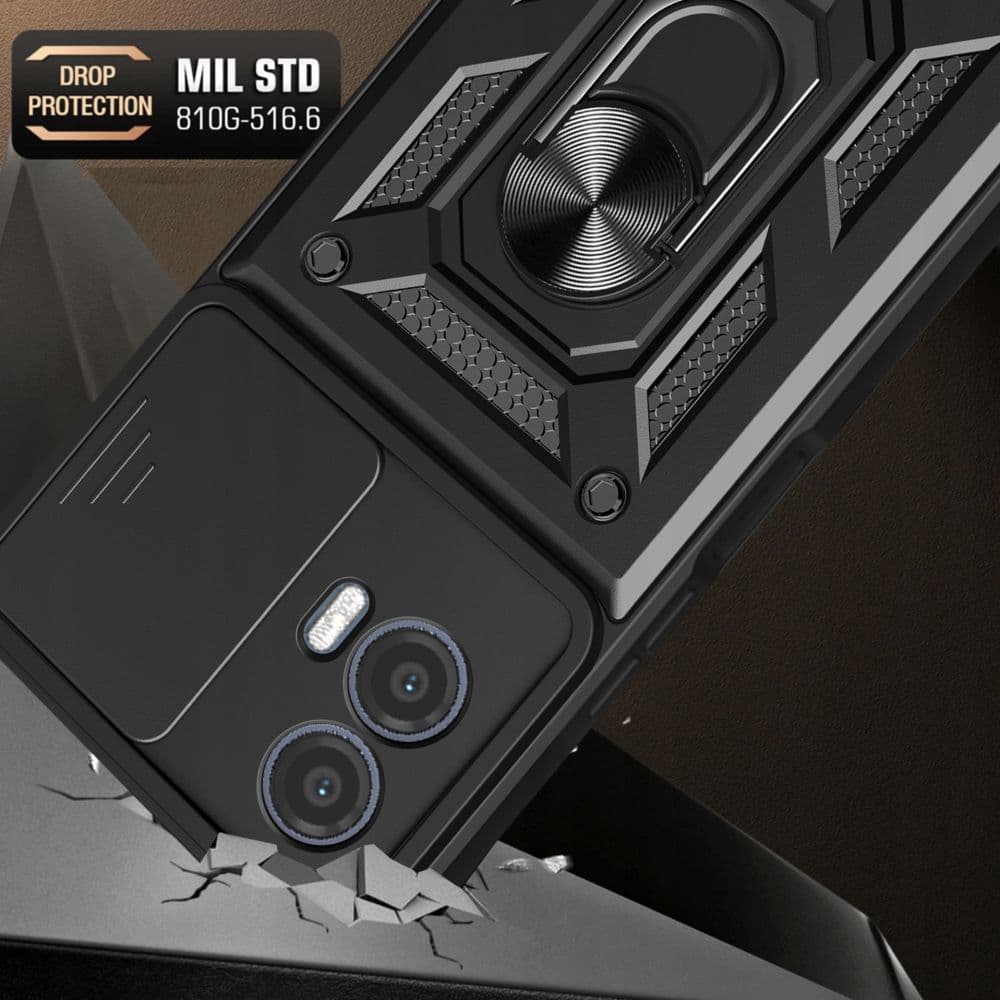 Techsuit CamShield Series - θήκη για Motorola Moto G73 - Μαύρο - Image 4
