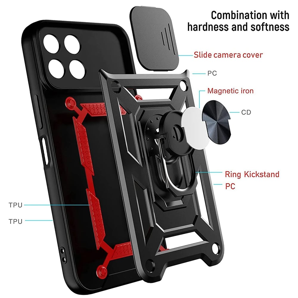 Techsuit CamShield Series - θήκη για Honor X6 / X8 5G 70 Lite - Μαύρο - Image 4