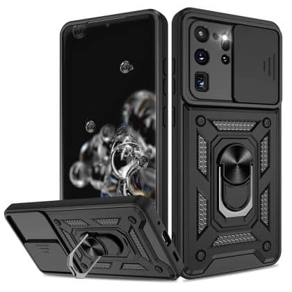 Techsuit CamShield Series - θήκη για Samsung Galaxy S20 Ultra / 5G - Μαύρο