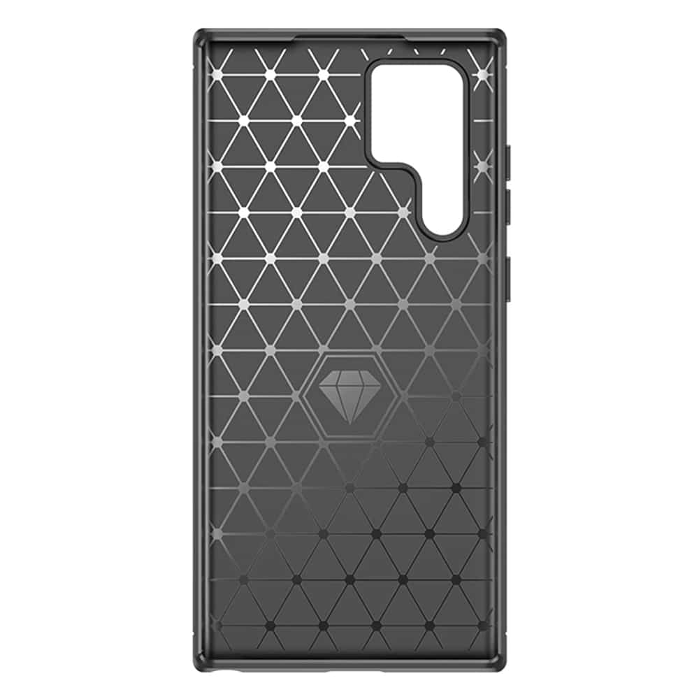 Techsuit Carbon Silicone - θήκη για Samsung Galaxy S24 Ultra - Μαύρο - Image 3