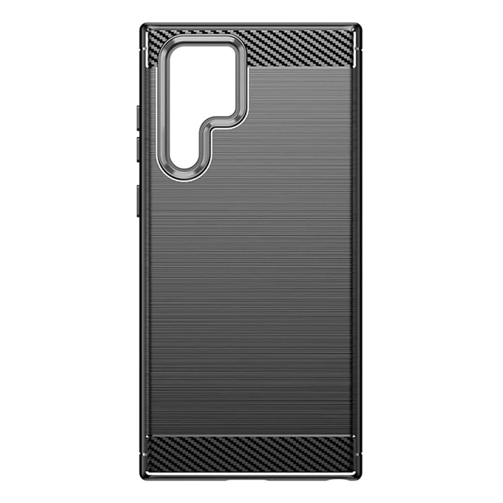 Techsuit Carbon Silicone - θήκη για Samsung Galaxy S24 Ultra - Μαύρο - Image 2