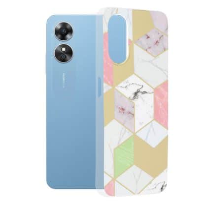 Techsuit Marble Series - θήκη για Oppo A17 - Πολύχρωμο