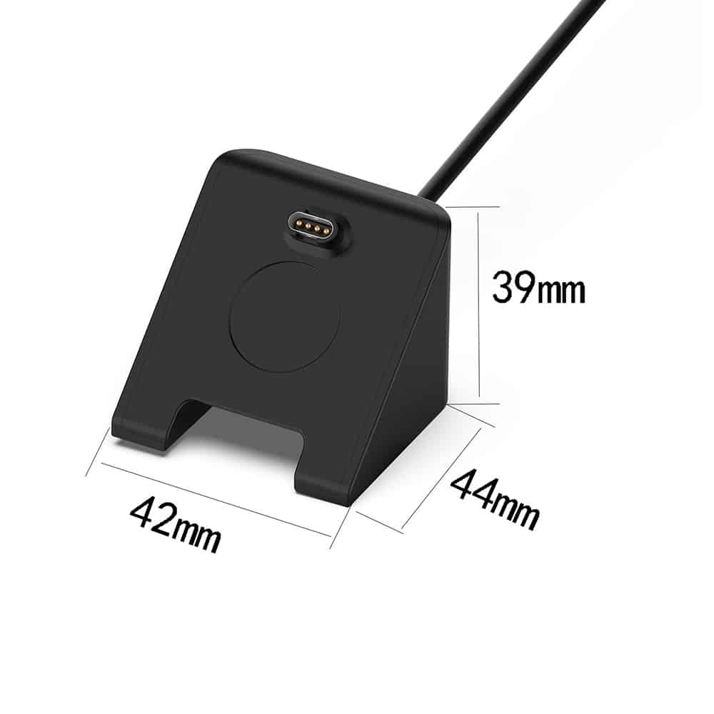 Techsuit - SmartWatch Wireless Charging Καλώδιο (TGC3) - for Garmin Fenix 5/5 Plus/6/6X/7X, USB, 5W, 1m with Desk Holder - Black - Image 6