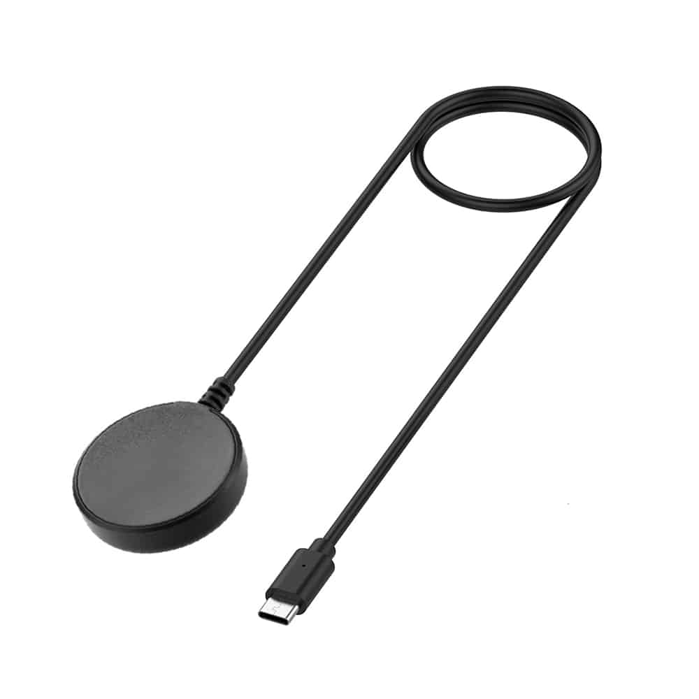 Techsuit - Καλώδιο Φόρτισης για SmartWatch (TSC21) - για Samsung Watch, Τύπου-C, 2.5W, Θήκη PC με Βάση Γραφείου - Μαύρο - Image 2