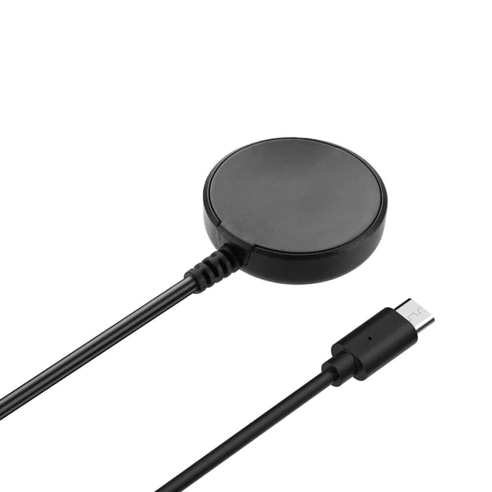 Techsuit - Καλώδιο Φόρτισης για SmartWatch (TSC21) - για Samsung Watch, Τύπου-C, 2.5W, Θήκη PC με Βάση Γραφείου - Μαύρο - Image 3